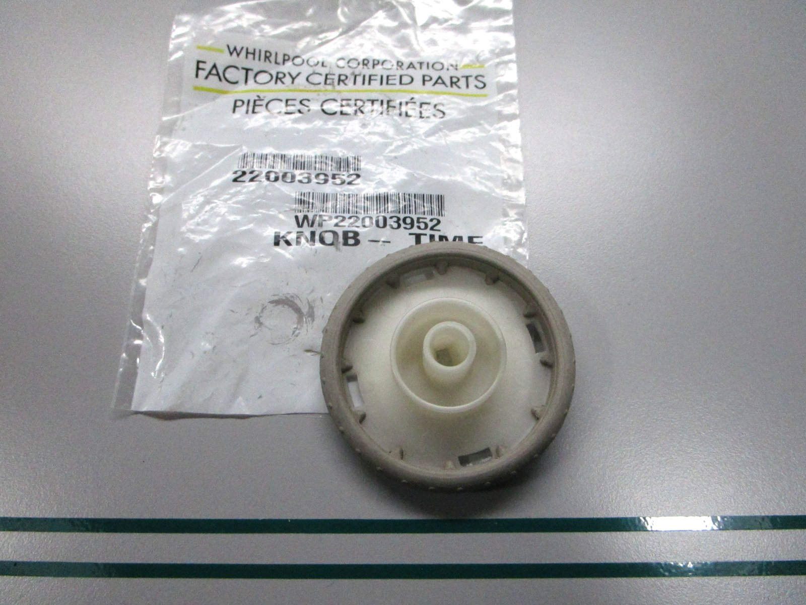 NEW OEM WP22003952 Whirlpool Time Knob 0810