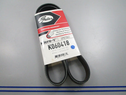 NEW K060418 Gates Micro-V Serpentine Belt 0810