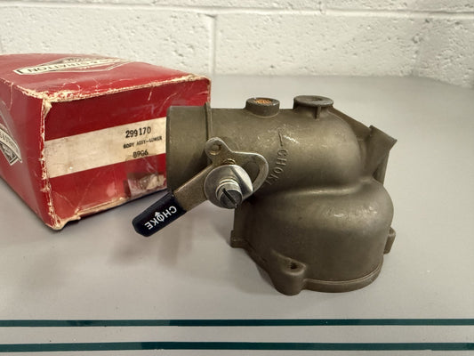 NEW OEM 299170 Briggs & Stratton Carb Lower Body Assy 0820