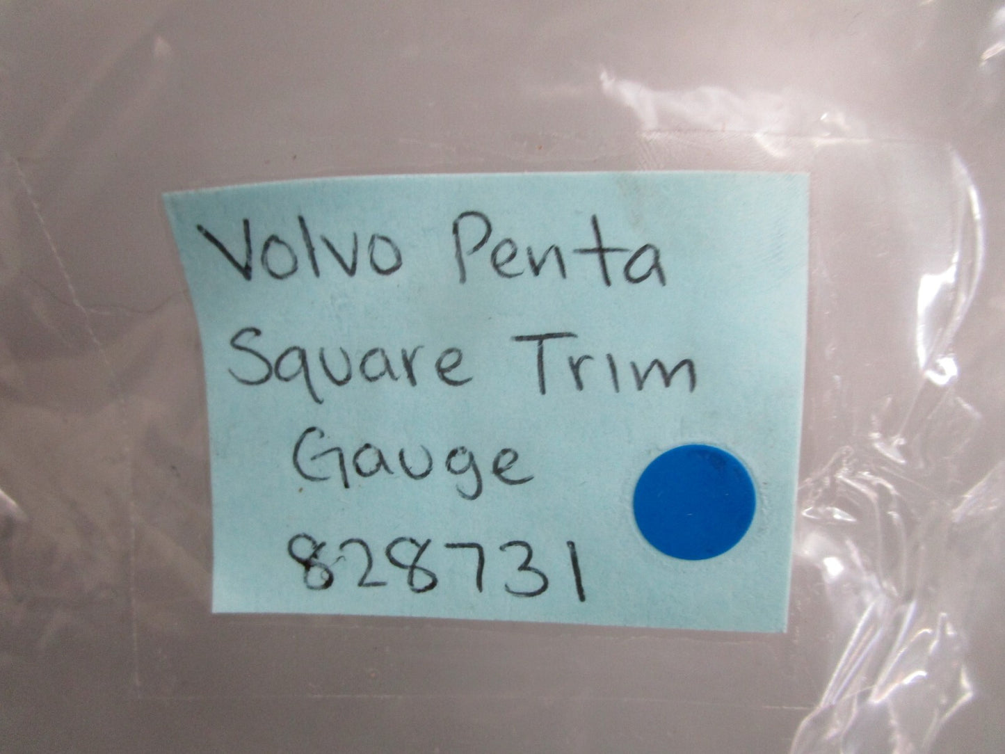 *NEW OEM* 0820 Volvo Penta Square Trim Gauge 828731