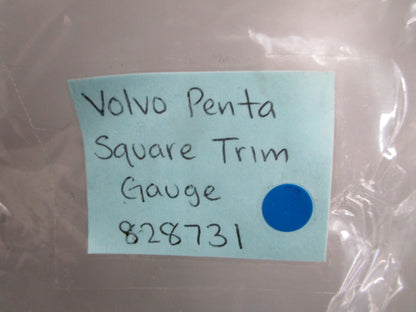 *NEW OEM* 0820 Volvo Penta Square Trim Gauge 828731