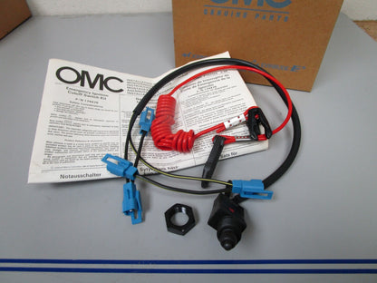 *NEW OEM* 0720 OMC Johnson Evinrude Stop Switch Kit 174476 0174476
