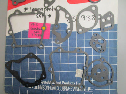 *NEW OEM* 0820 OMC Johnson Evinrude Gasket Set 379381 0379381