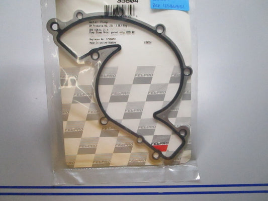 *NEW* 0810 Fel-Pro Water Pump Gasket 35804 Replaces: 12586851