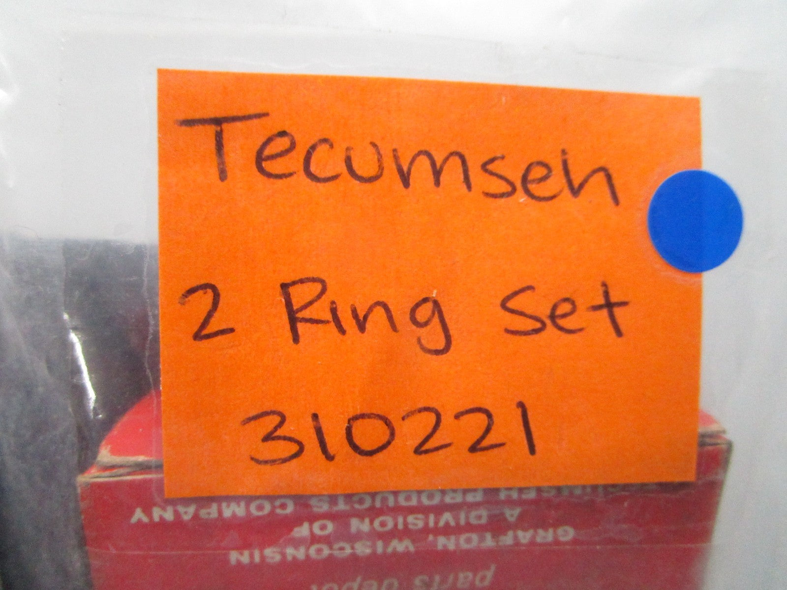 NEW OEM 310221 Tecumseh 2 Ring Set 0810