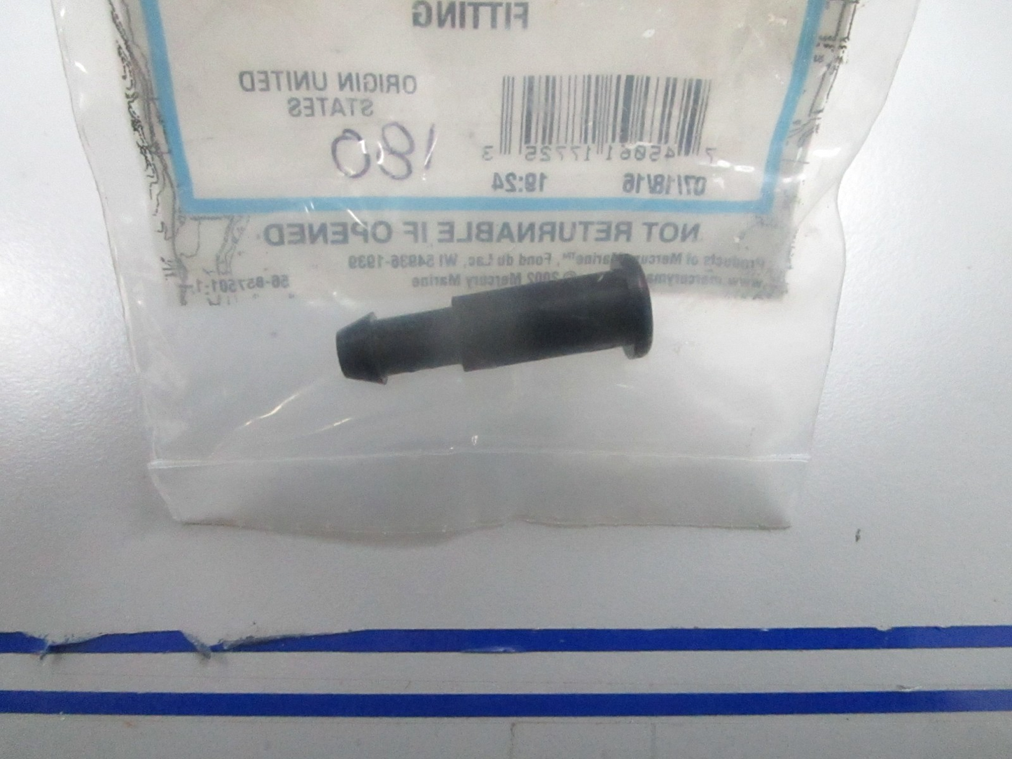 *NEW OEM* 0810 Mercury Quicksilver Fitting 22-76256