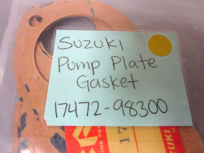 *NEW OEM* 0750 Suzuki PUMP PLATE GASKET 17472-98300