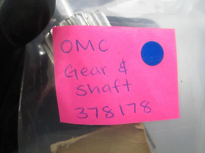 *NEW OEM* 0810 OMC Johnson Evinrude Gear & Shaft 378178 0378178