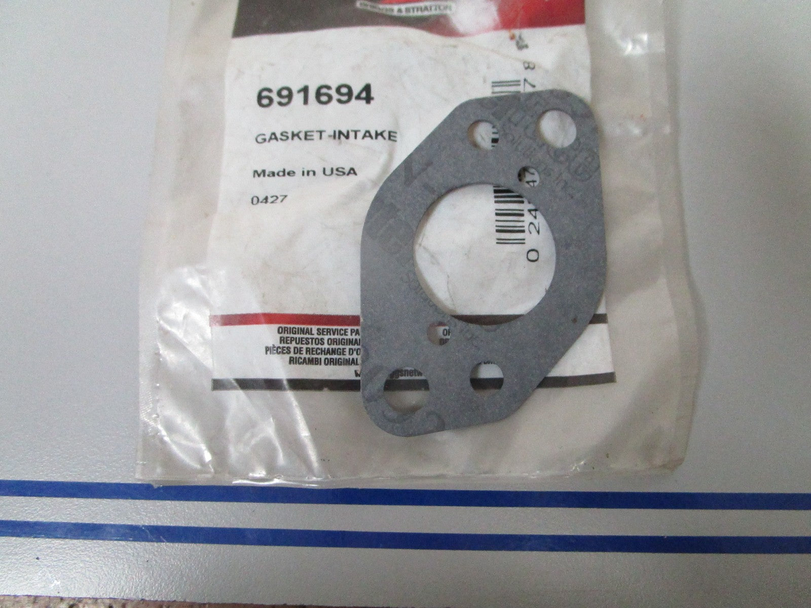 NEW OEM 691694 Briggs & Stratton Intake Gasket 0810