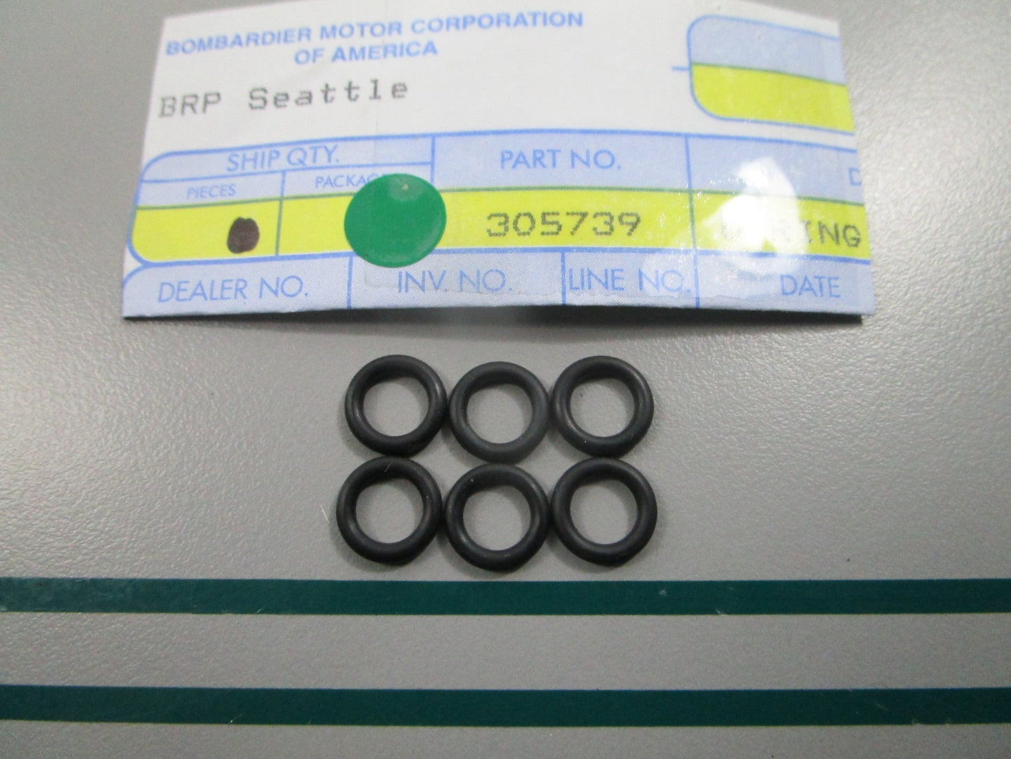 NEW OEM (LOT OF 6) 305739 0305739 OMC Johnson Evinrude O-Ring 0810