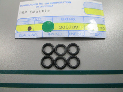 NEW OEM (LOT OF 6) 305739 0305739 OMC Johnson Evinrude O-Ring 0810