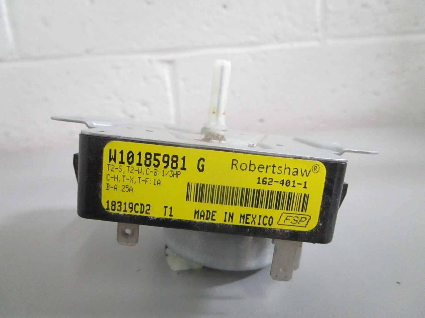 NEW OEM W10185981 Whirlpool Dryer Timer 0820