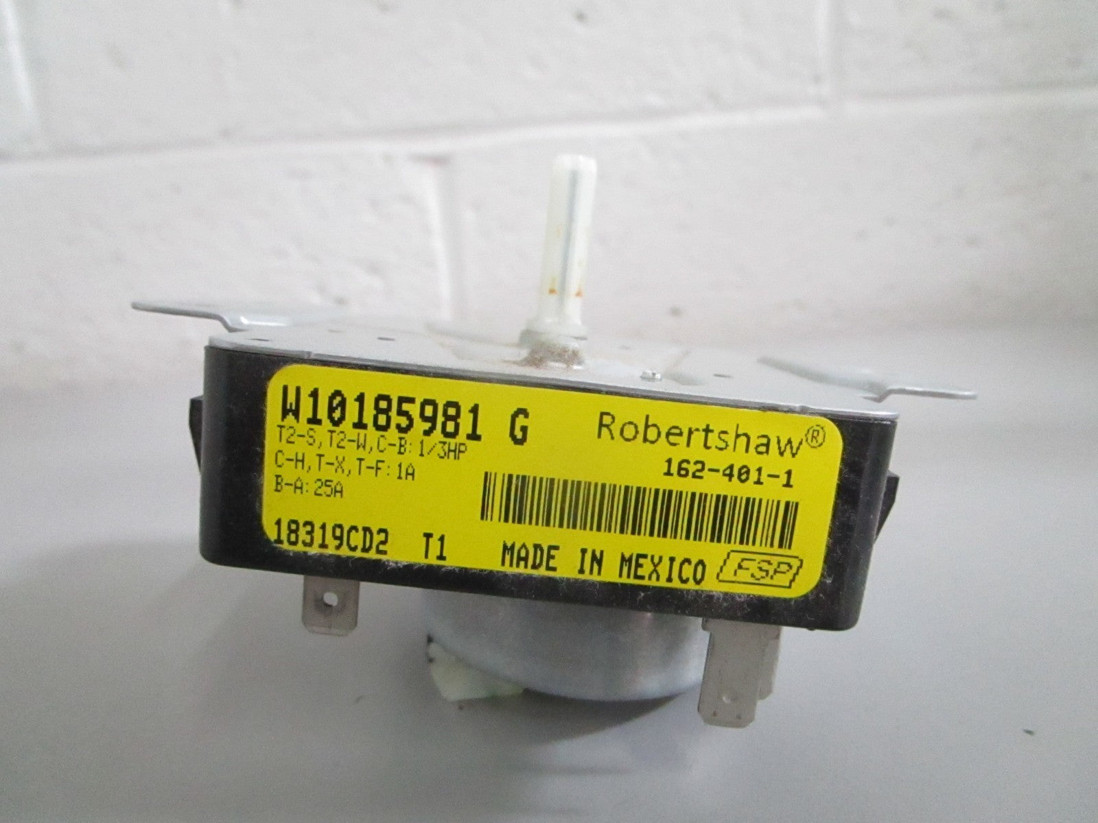 NEW OEM W10185981 Whirlpool Dryer Timer 0820