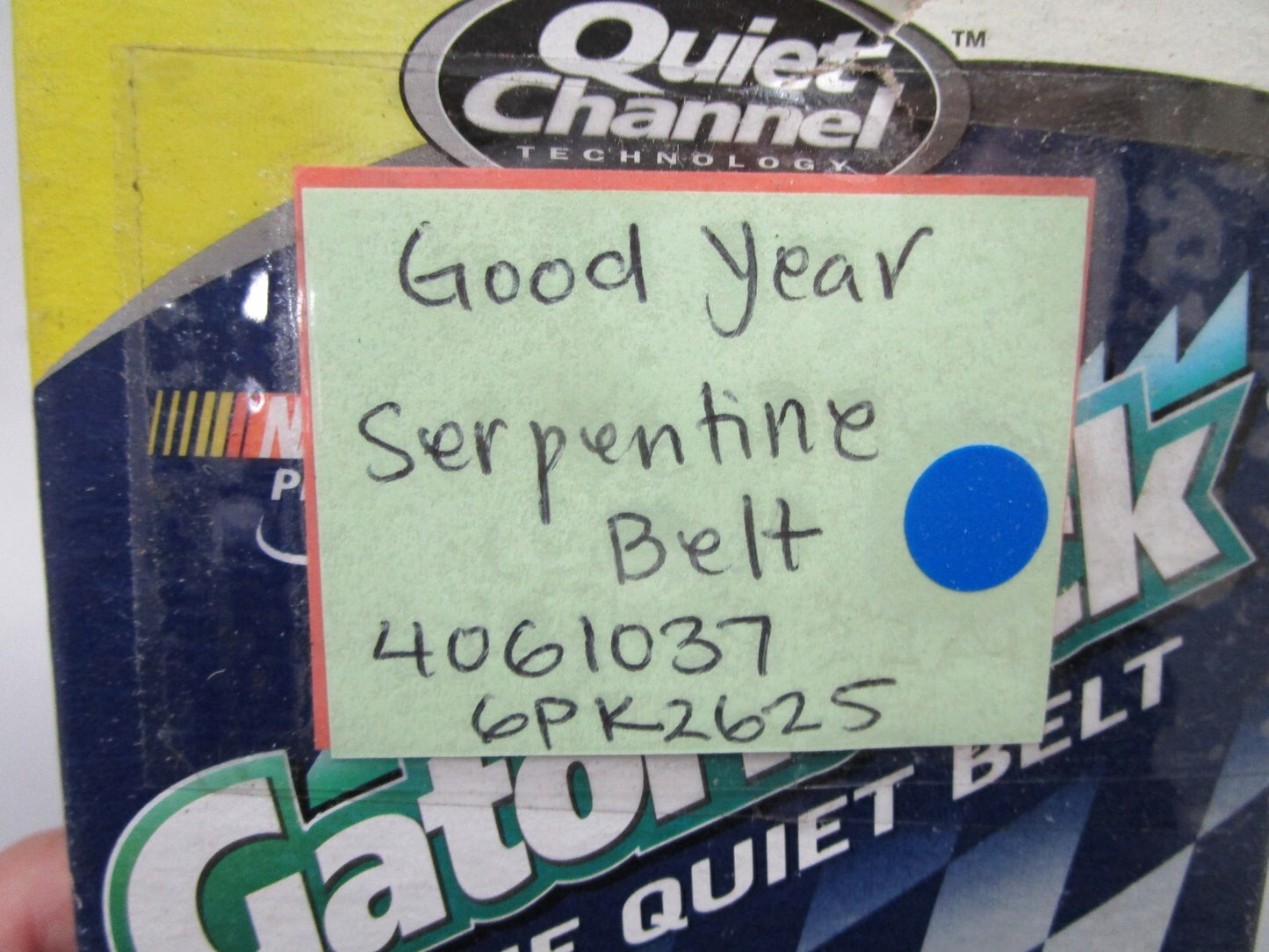 *NEW* 0810 Goodyear Serpentine Belt 4061037 6PK2625