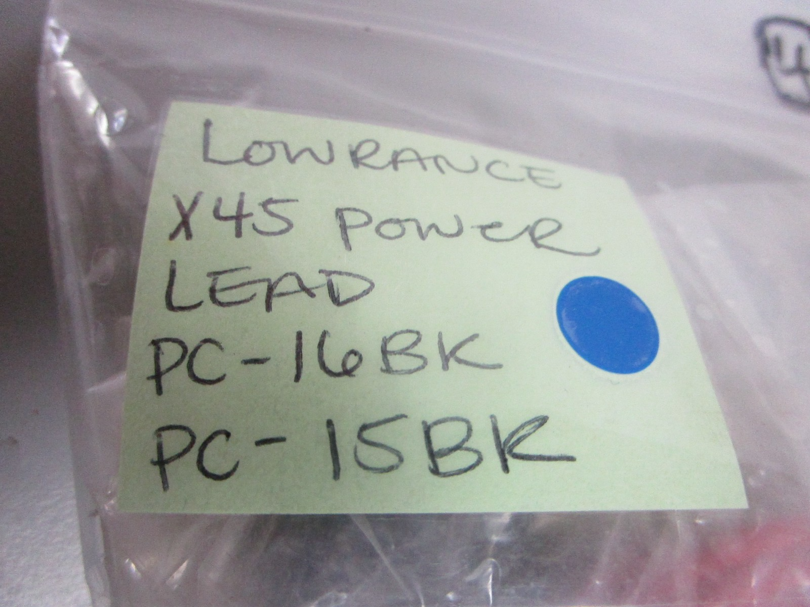 *NEW OEM* 0720 Lowrance X45 Power Lead PC-16BK PC-15BK