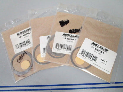 NEW OEM (LOT OF 4) 15-45691A 1 Mercury Quicksilver Shim Assembly 0810