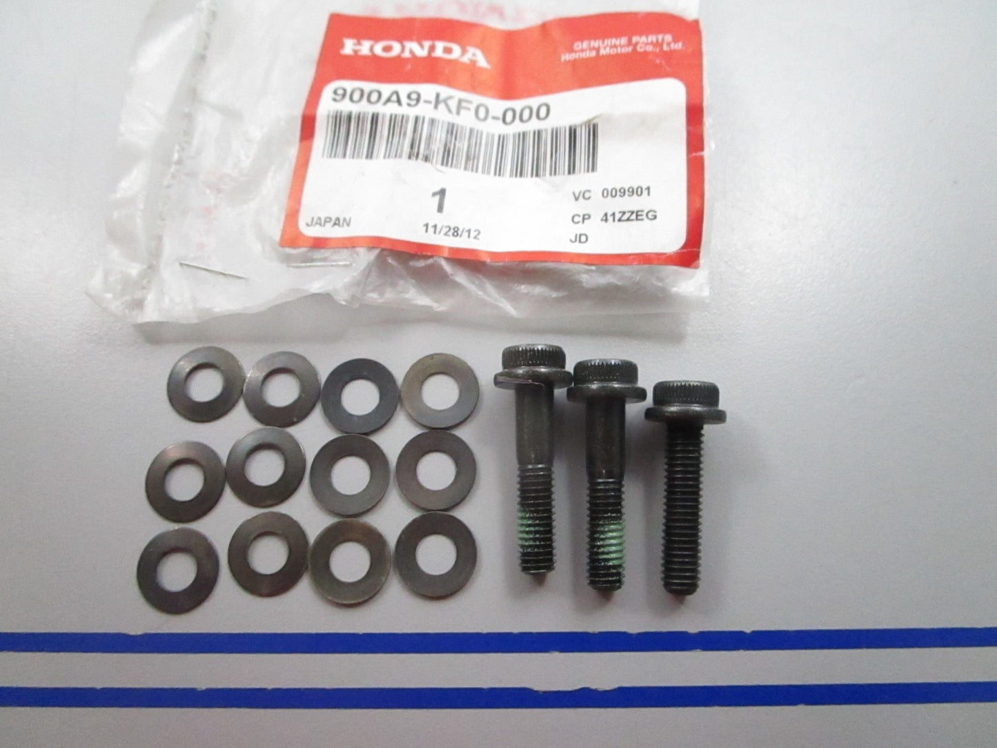 NEW OEM 900A9-KF0-000 Honda Bolt Set 0810