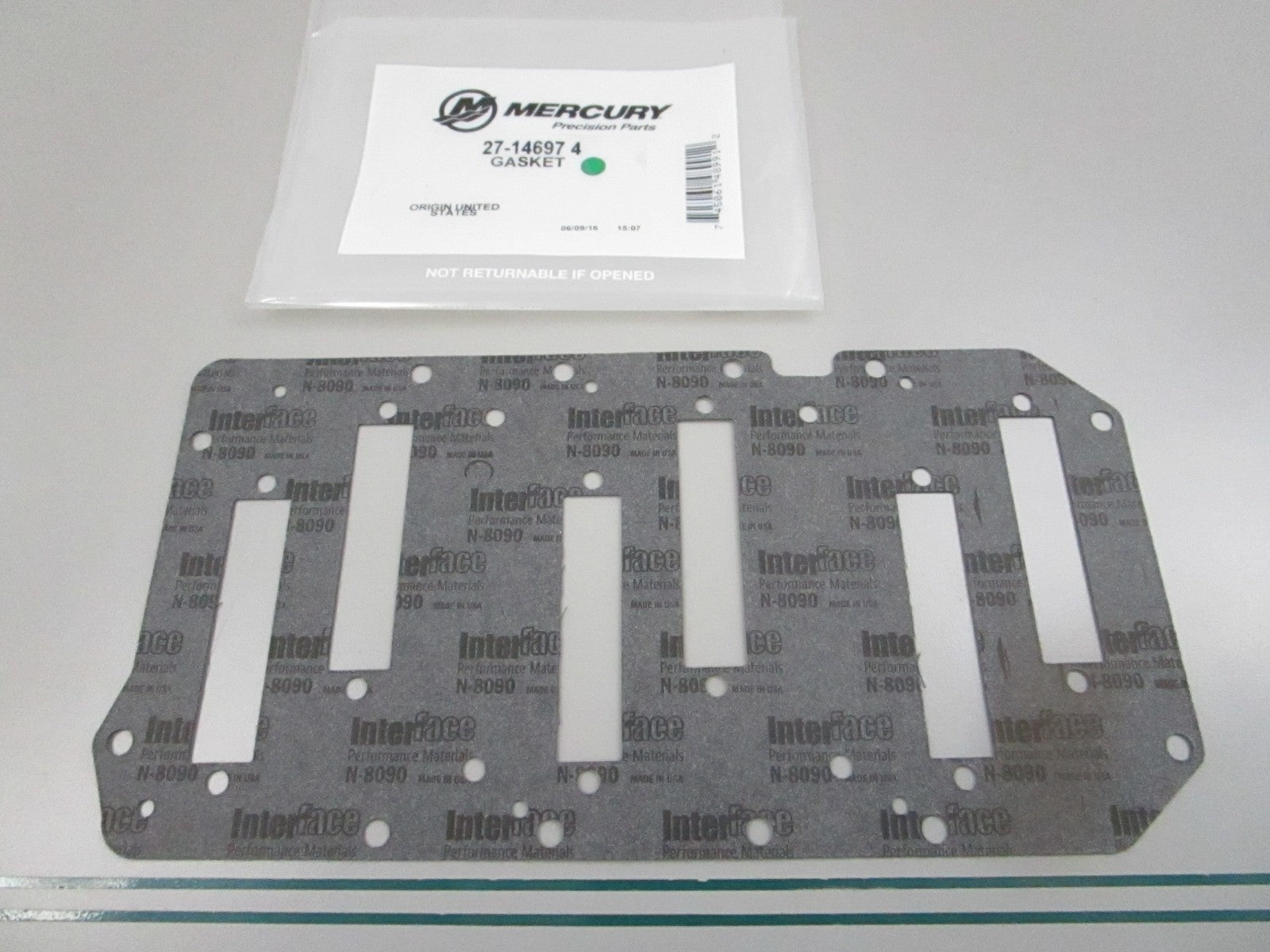 NEW OEM 27-14697 4 Mercury Quicksilver Gasket 0810