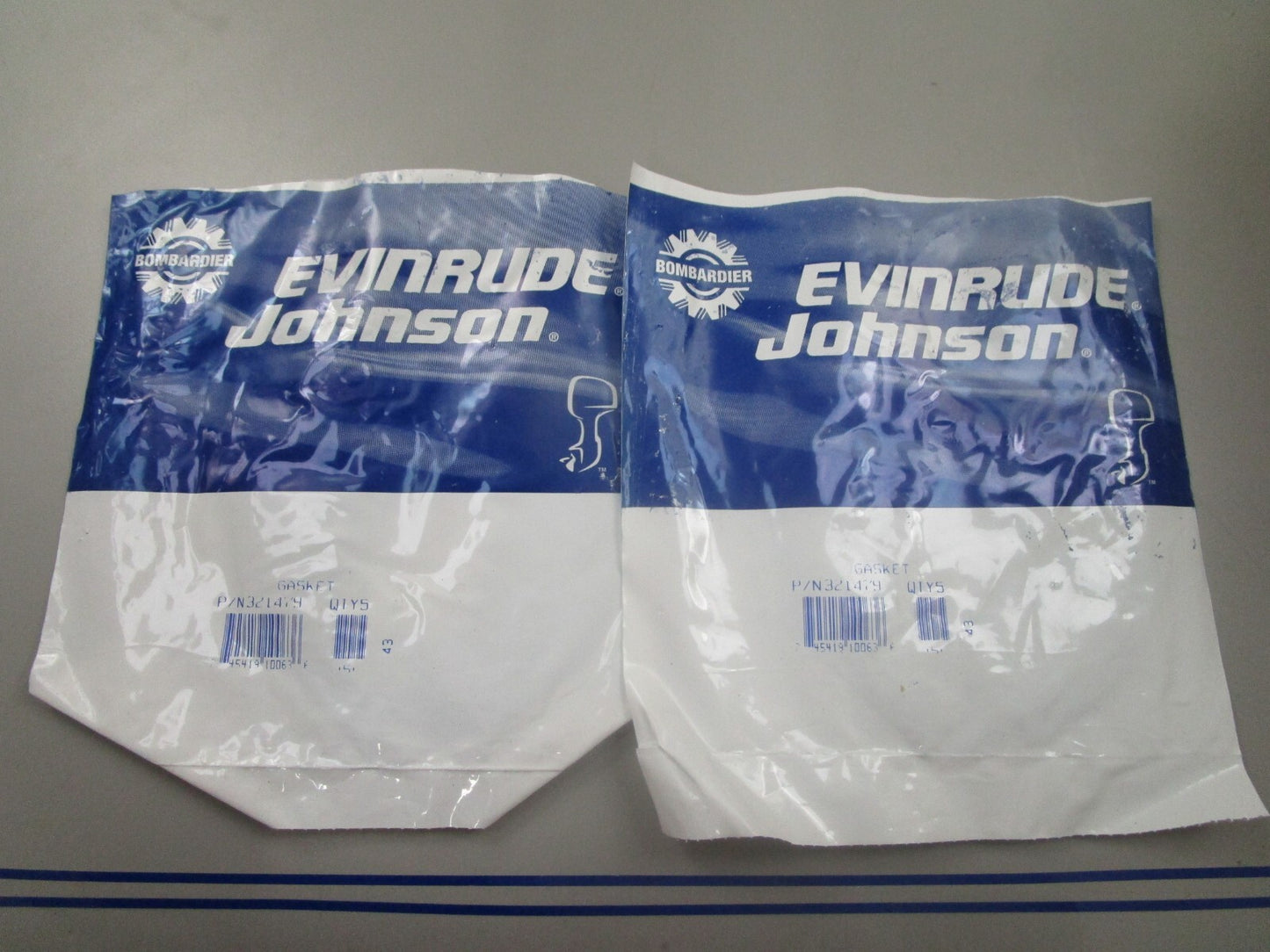 *NEW OEM* (LOT OF 2) 0770 OMC Johnson Evinrude Gasket 321479 0321479