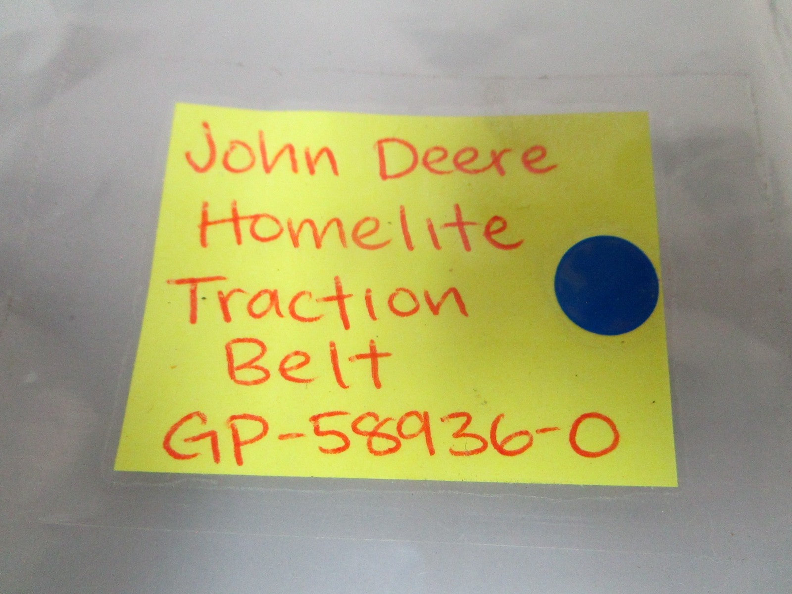 NEW OEM GP-58936-0 John Deere Homelite Traction Belt 0720