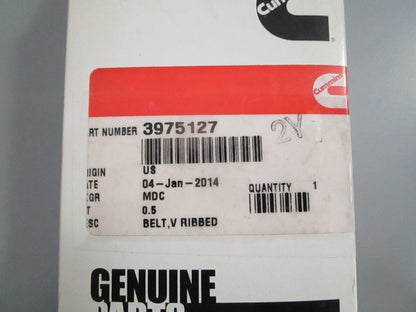NEW OEM 3975127 Cummins V-Ribbed Belt 0820