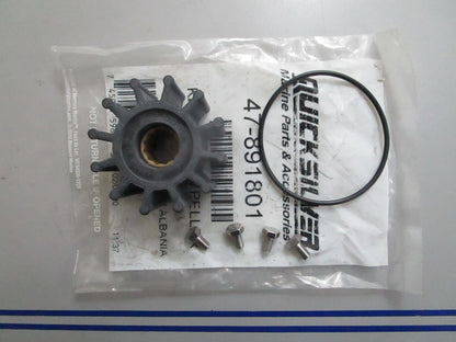 *NEW OEM* 0820 Mercury Quicksilver Water Pump Impeller Kit 47-891801