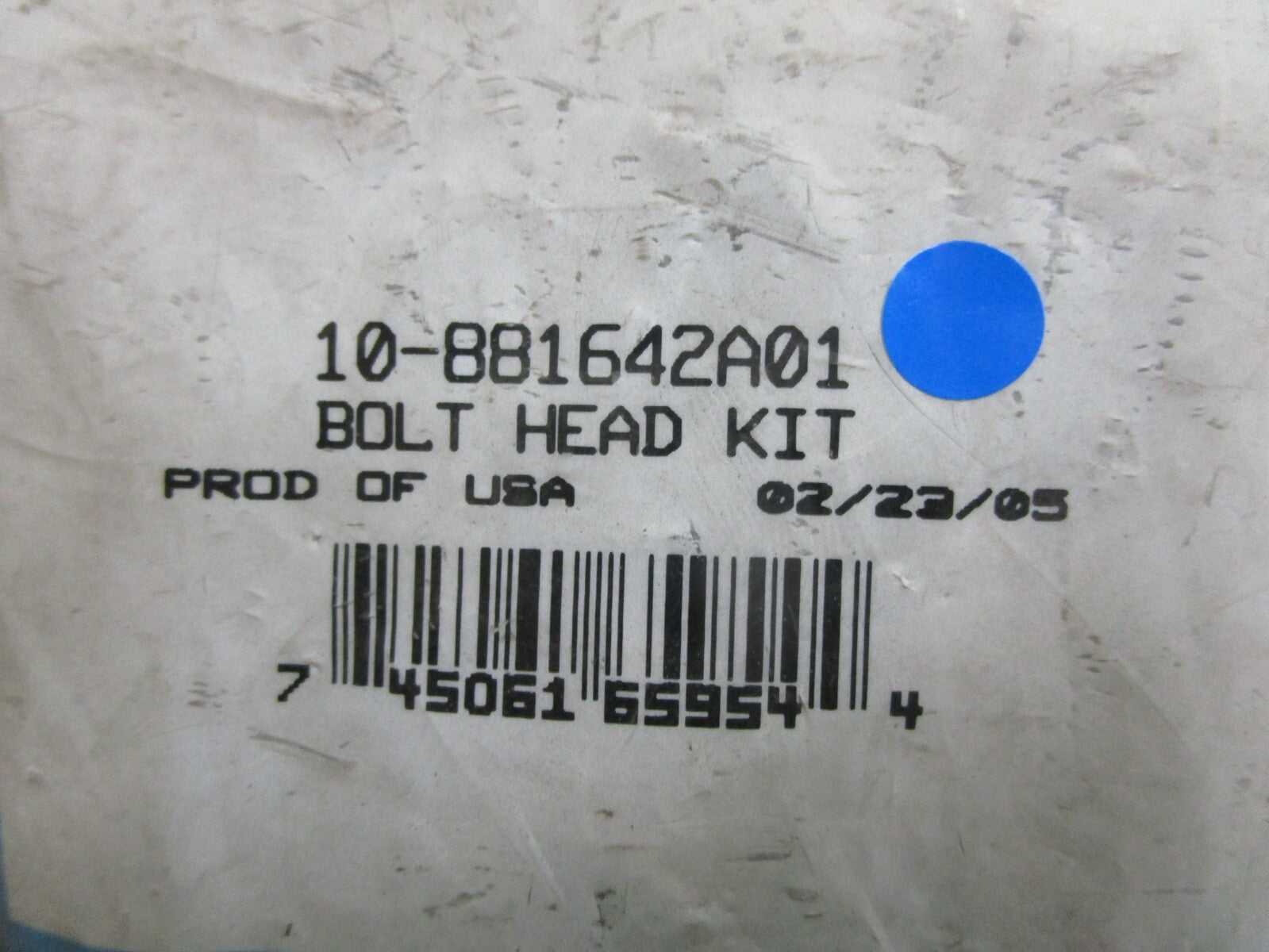 *NEW OEM* 0820 Mercury Quicksilver Bolt Head Kit 10-881642A01