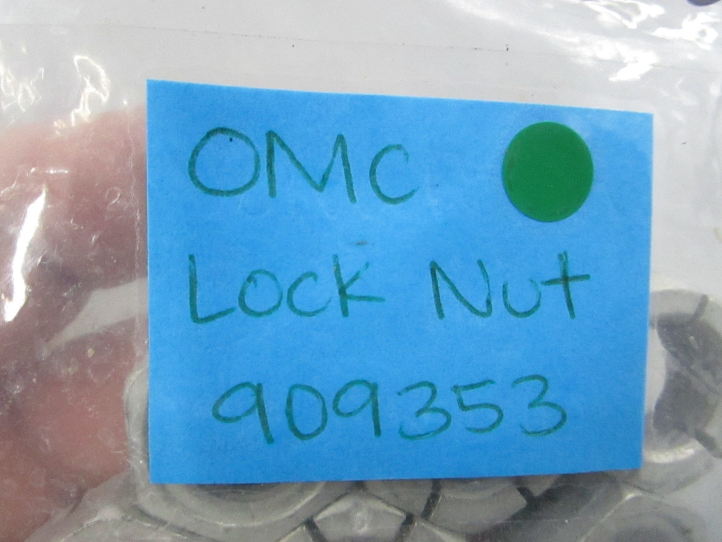 NEW OEM (LOT OF 2) 909353 0909353 OMC Johnson Evinrude Lock Nut 0810