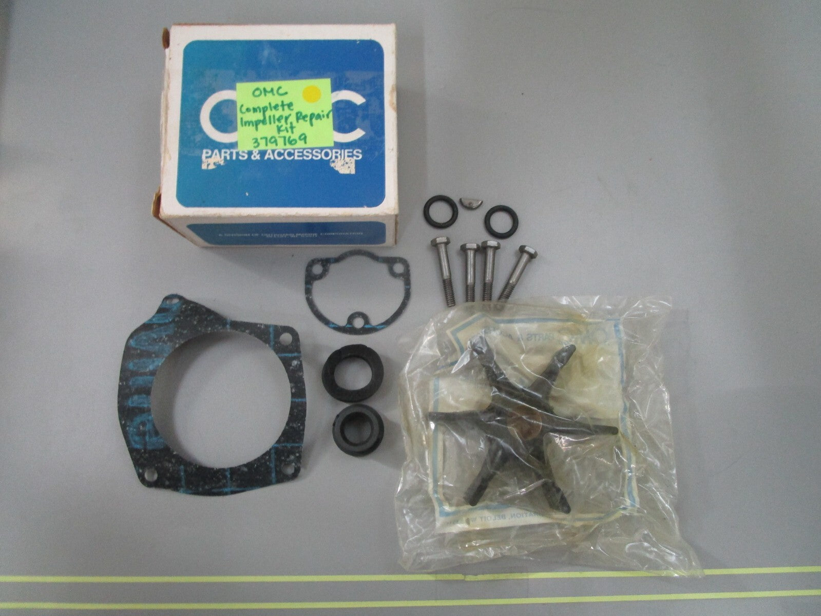 *NEW OEM* 0810 OMC Johnson Evinrude Complete Impeller Repair Kit 379769 0379769