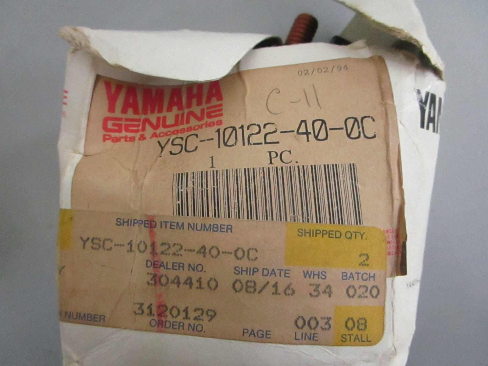 *NEW OEM* 0820 Yamaha Relay Solenoid YSC-10122-40-0C