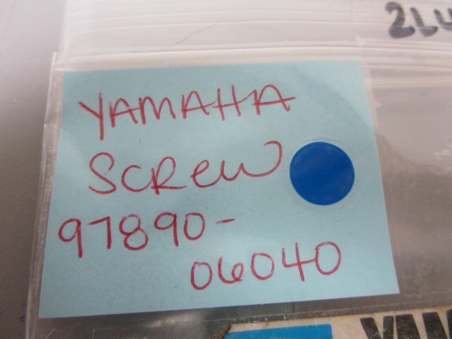 *NEW OEM* (LOT OF 4) 0810 Yamaha Screw 97890-06040