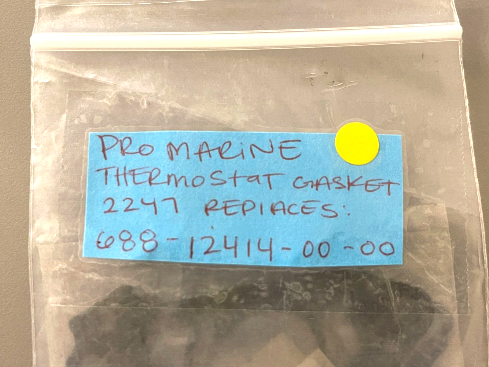 *NEW* (LOT OF 4) 0750 Pro Marine THERMOSTAT GASKET 2247 Replaces 688-12414-00-00