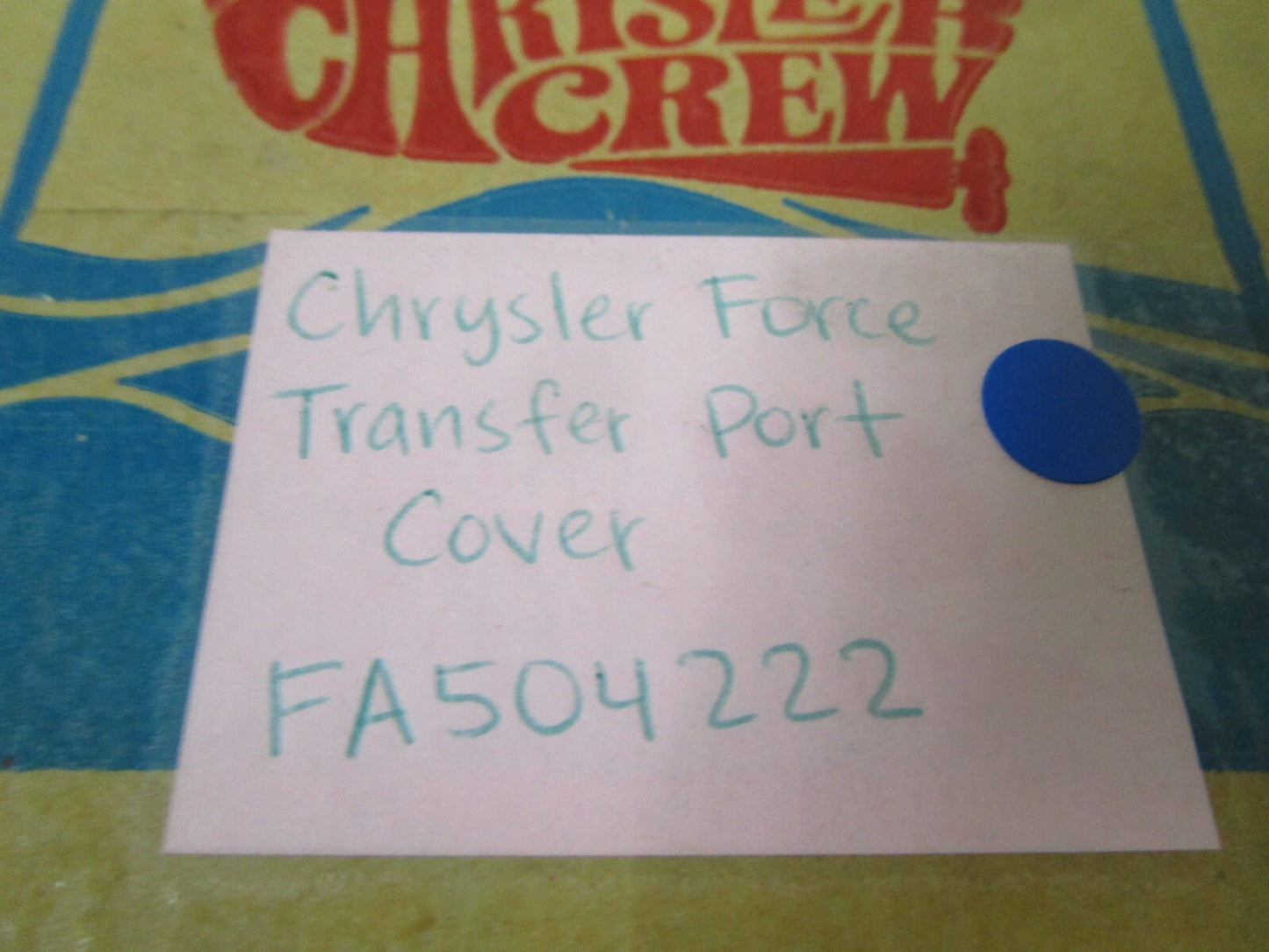 *NEW OEM* 0720 Chrysler Force Port Transfer Cover FA504222