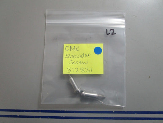 *NEW OEM* (LOT OF 2) 0810 OMC Johnson Evinrude Shoulder Screw 312831 0312831
