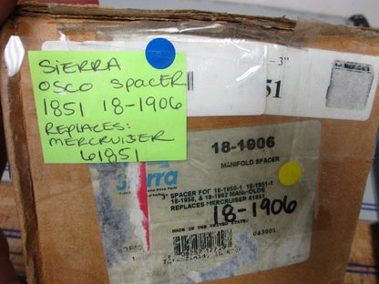 *NEW* 0720 Sierra Osco Spacer 1851 18-1906 Replaces: Mercruiser 61851