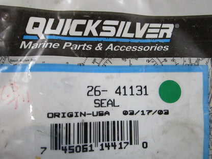NEW OEM 26-41131 Mercury Quicksilver Seal 0810