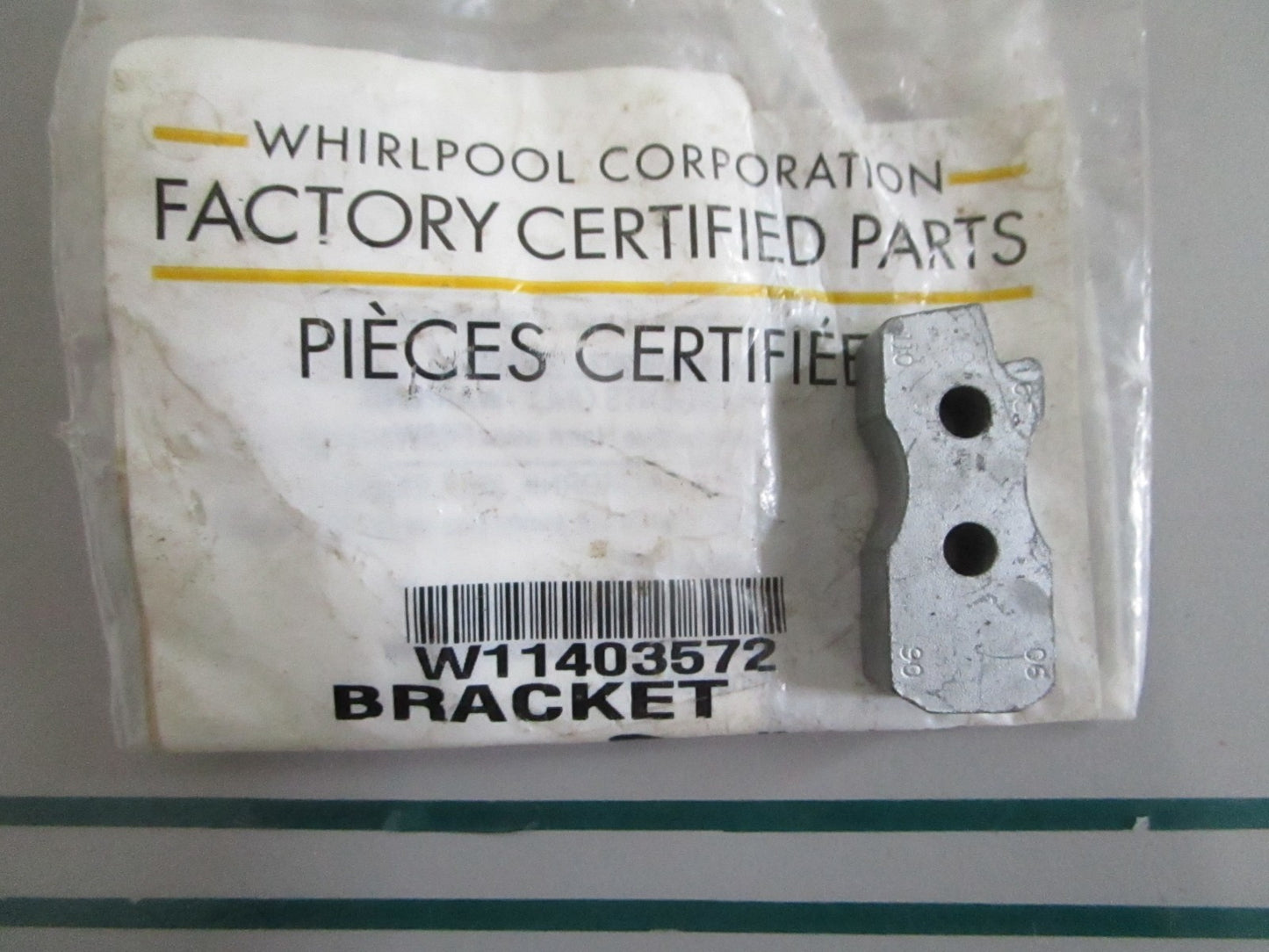 Whirlpool NEW OEM Appliance Bracket W11403572 NOS Genuine Factory Part 0820