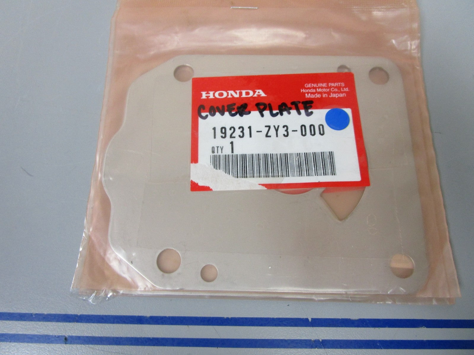 *NEW OEM* 0720 Honda Cover Plate 19231-ZY3-000