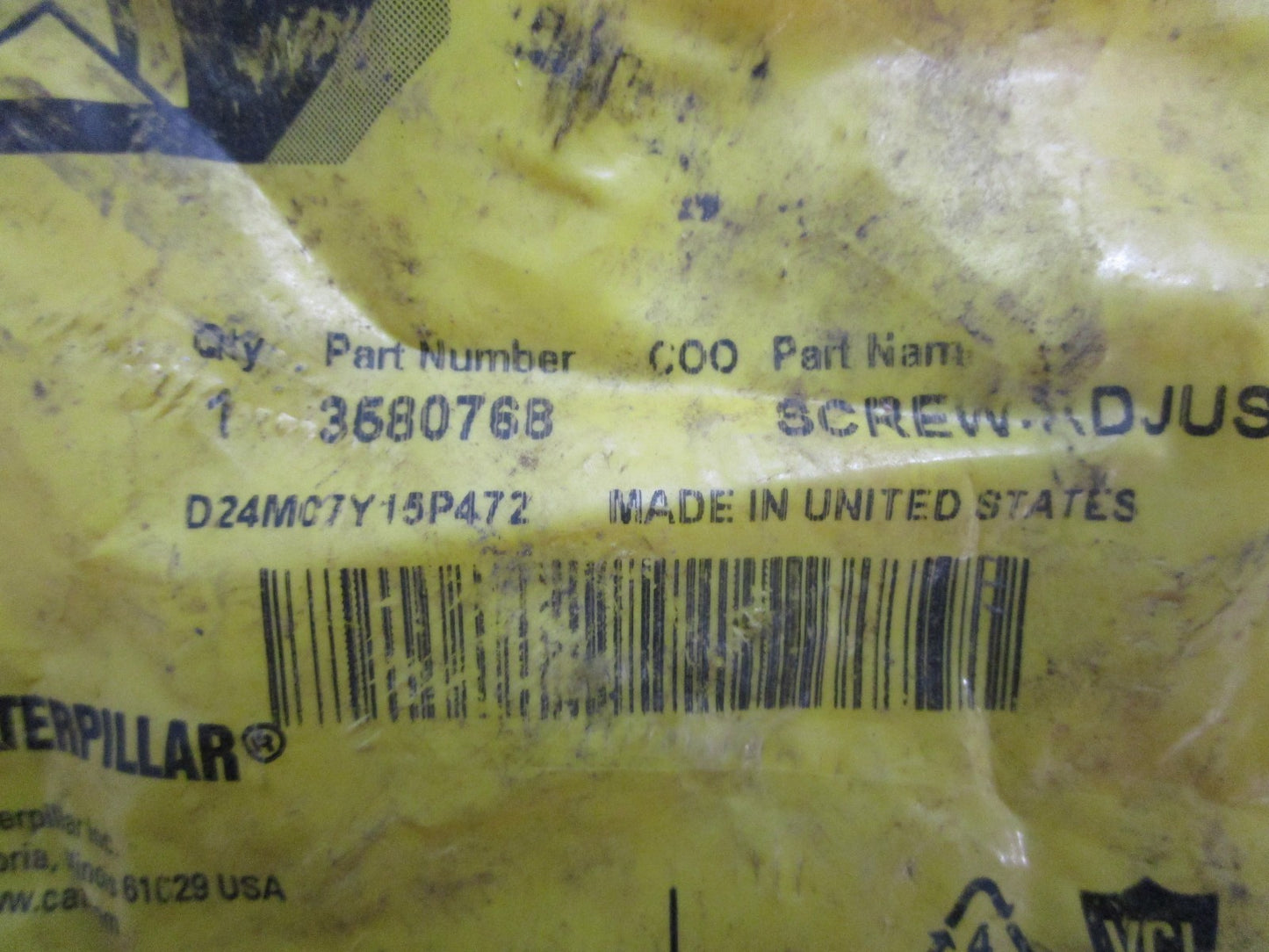 *NEW OEM* 0820 CAT Adjusting Screw 358-0768