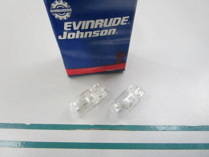 NEW OEM (LOT OF 2) 125432 0125432 OMC Johnson Evinrude Instrument Bulb 0810