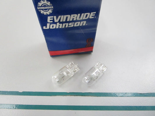 NEW OEM (LOT OF 2) 125432 0125432 OMC Johnson Evinrude Instrument Bulb 0810