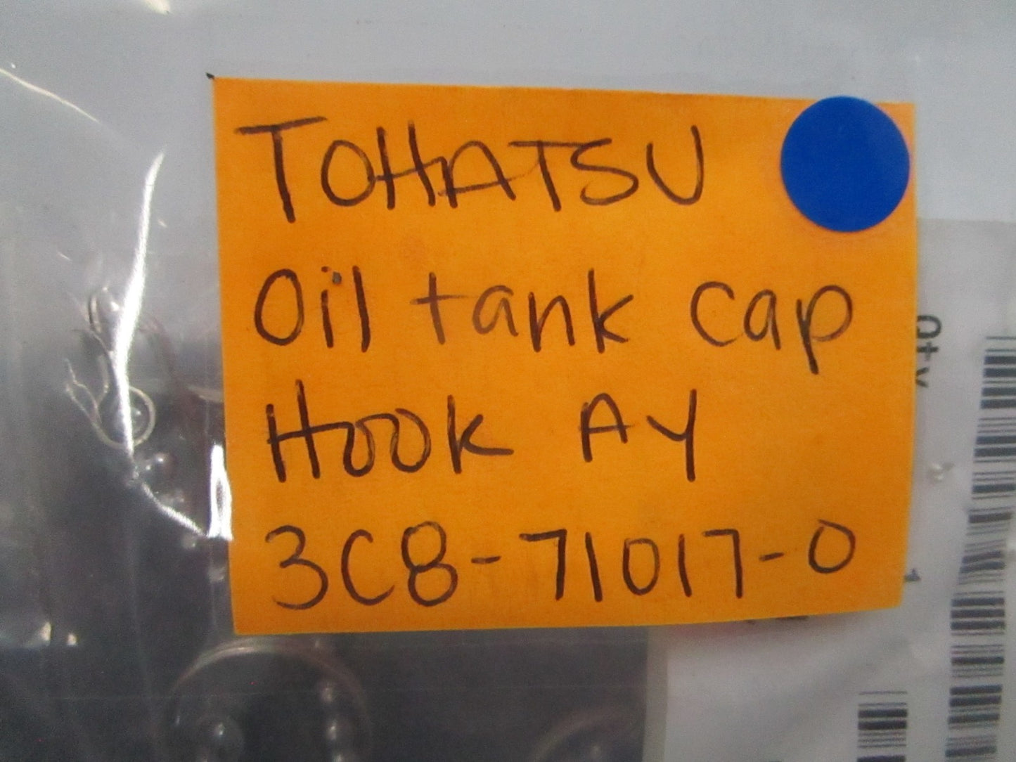 *NEW OEM* 0810 Tohatsu Oil Tank Cap Hook Assembly 3C8-71017-0 3C8710170