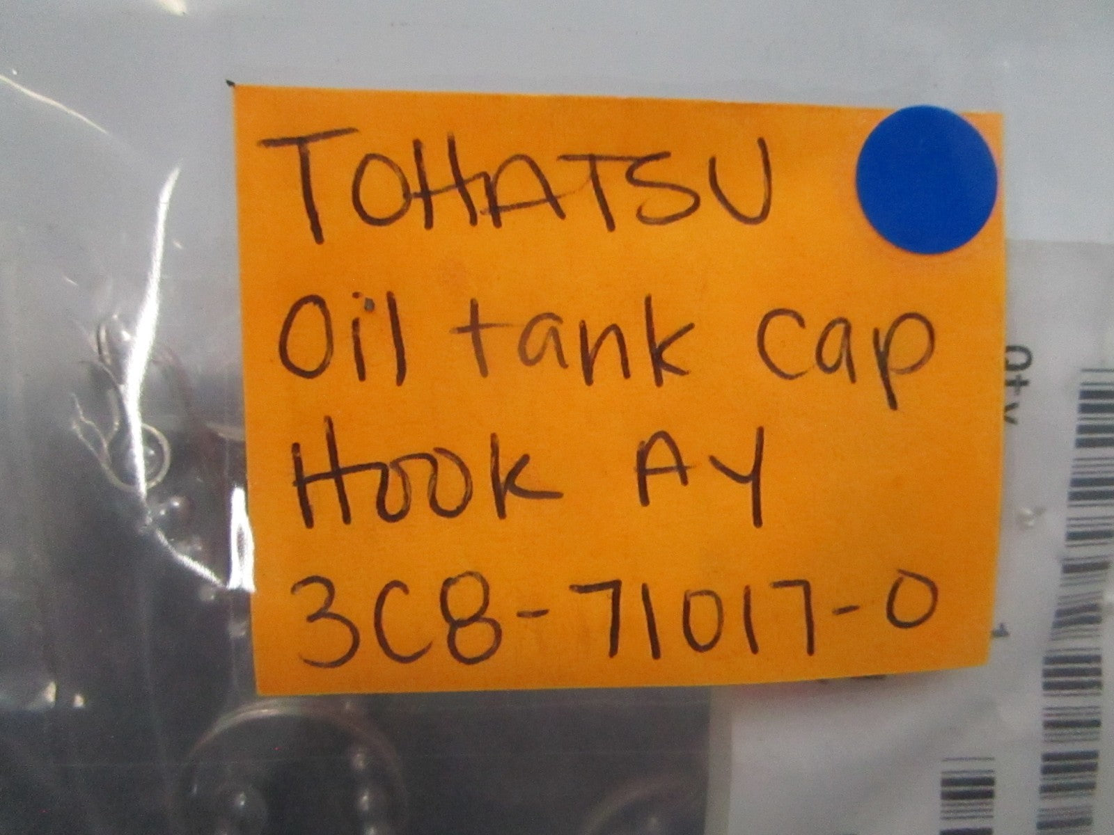 *NEW OEM* 0810 Tohatsu Oil Tank Cap Hook Assembly 3C8-71017-0 3C8710170