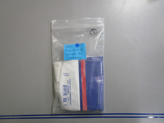 *NEW OEM* 0810 OMC Johnson Evinrude Propeller Nut & Keeper Assembly 5008966