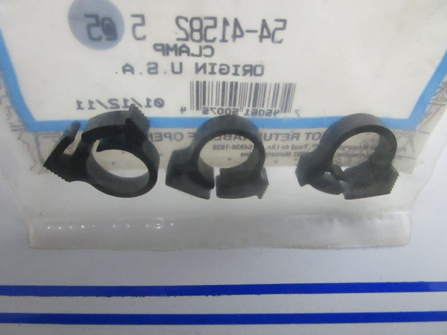 *NEW OEM* (LOT OF 3) 0810 Mercury Quicksilver Clamp 54-41582 5