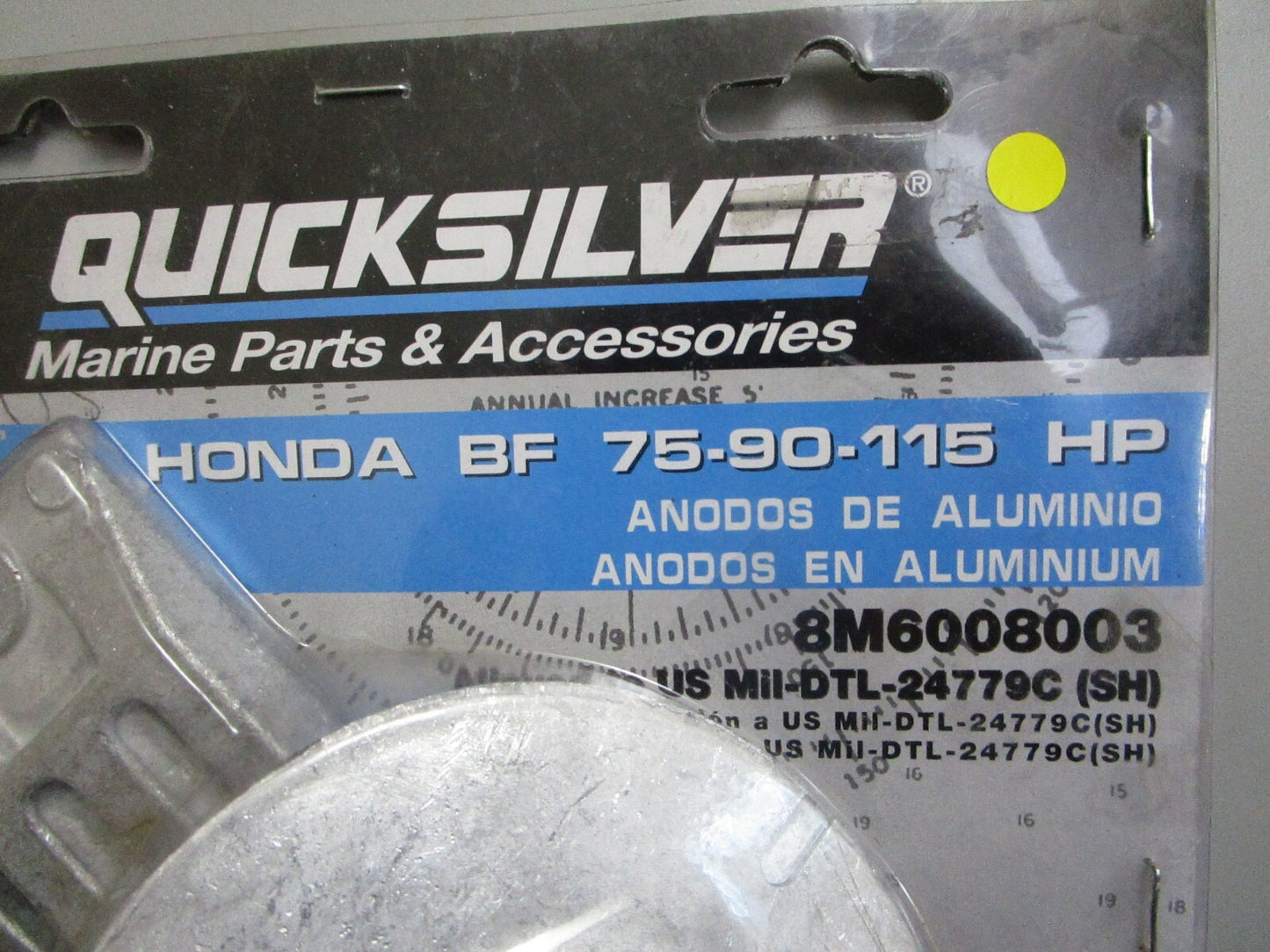 *NEW OEM* 0820 Mercury Quicksilver Aluminum Anode 8M6008003