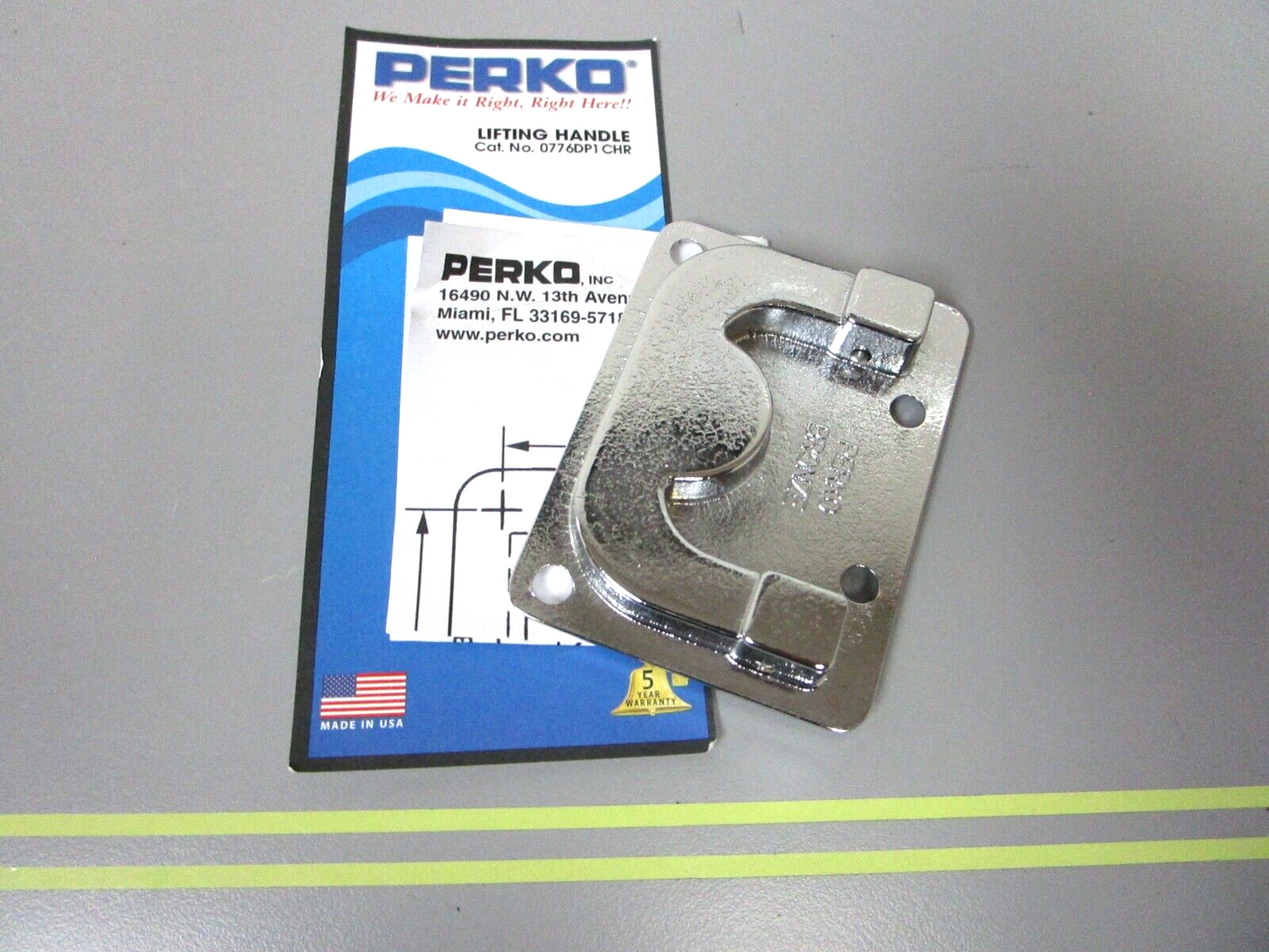 *NEW OEM* 0720 Perko Chrome Lifting Handle 0776DP1 CHR