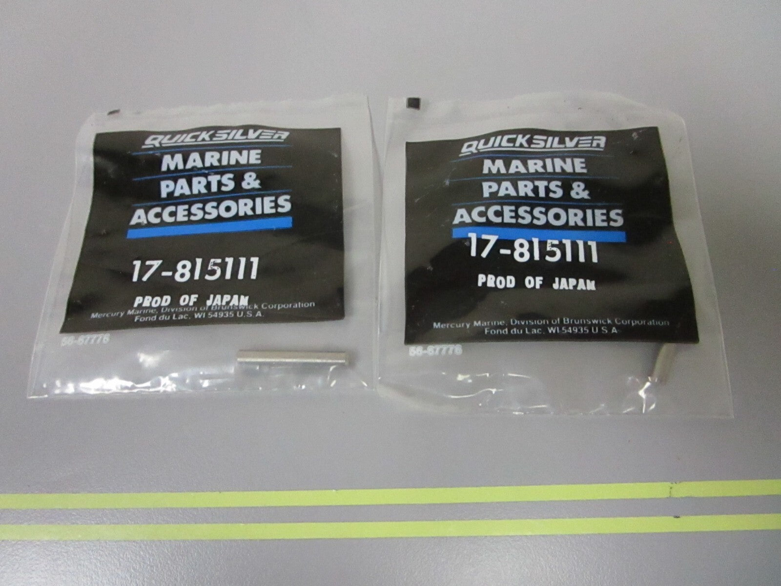 *NEW OEM* (LOT OF 2) 0810 Mercury Quicksilver Shear Pin 17-81514