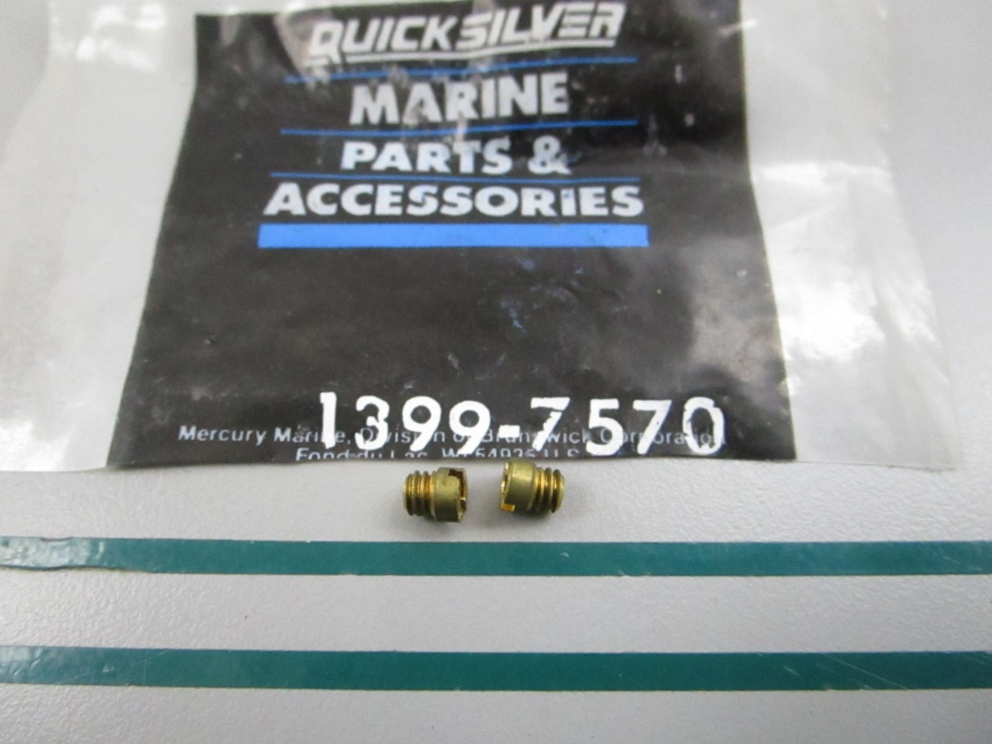 NEW OEM (LOT OF 2) 1399-7570 Mercury Quicksilver .040 Main Jet 0810
