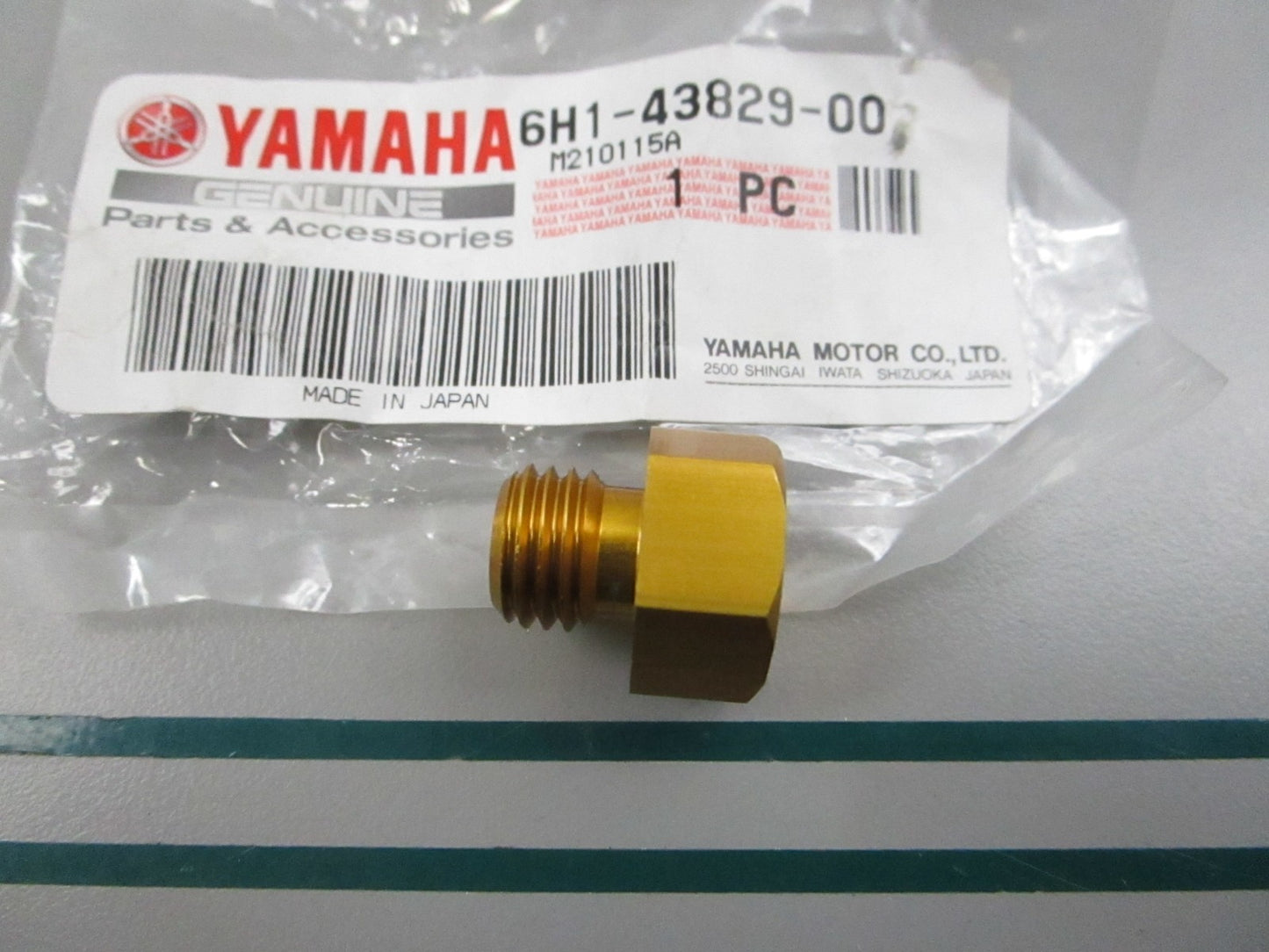 NEW OEM 6H1-43829-00-00 Yamaha Reservoir Plug 0810